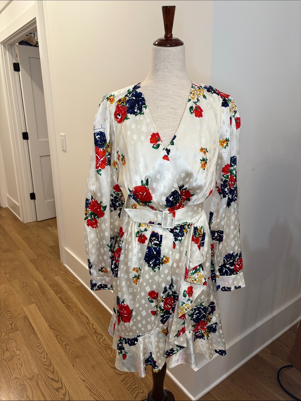 Tory Burch White Silk Wrap Dress